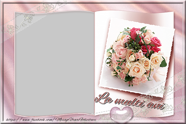 Felicitari personalizate de zi de nastere - Buchete De Flori & 1 Poza & Ramă Foto | La multi ani