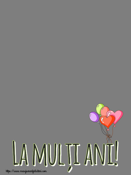 Felicitari personalizate de zi de nastere - La mulți ani! - Rama foto