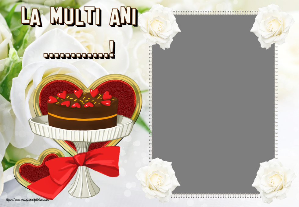 Felicitari personalizate de zi de nastere - La multi ani ...! - Rama foto