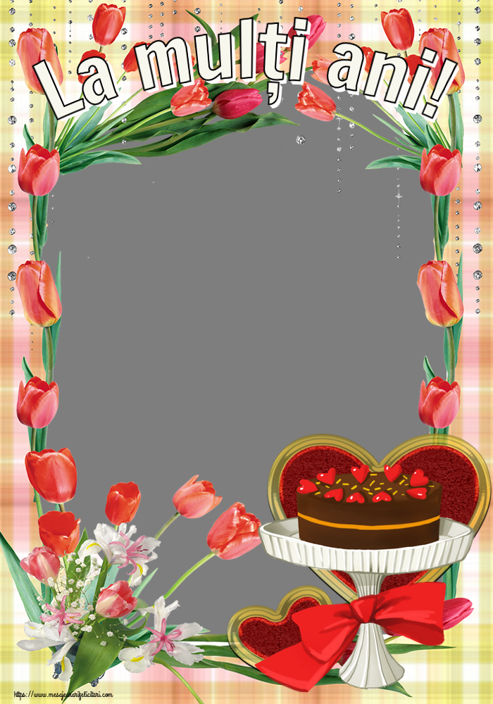 Felicitari personalizate de zi de nastere - La mulți ani! - Rama foto
