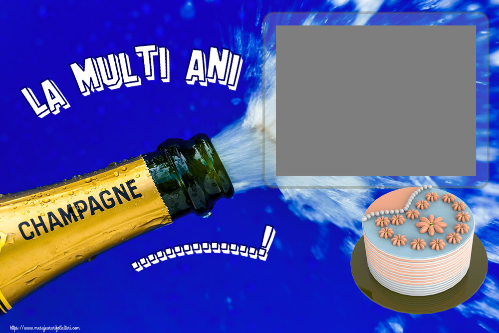 Felicitari personalizate de zi de nastere - La multi ani ...! - Rama foto