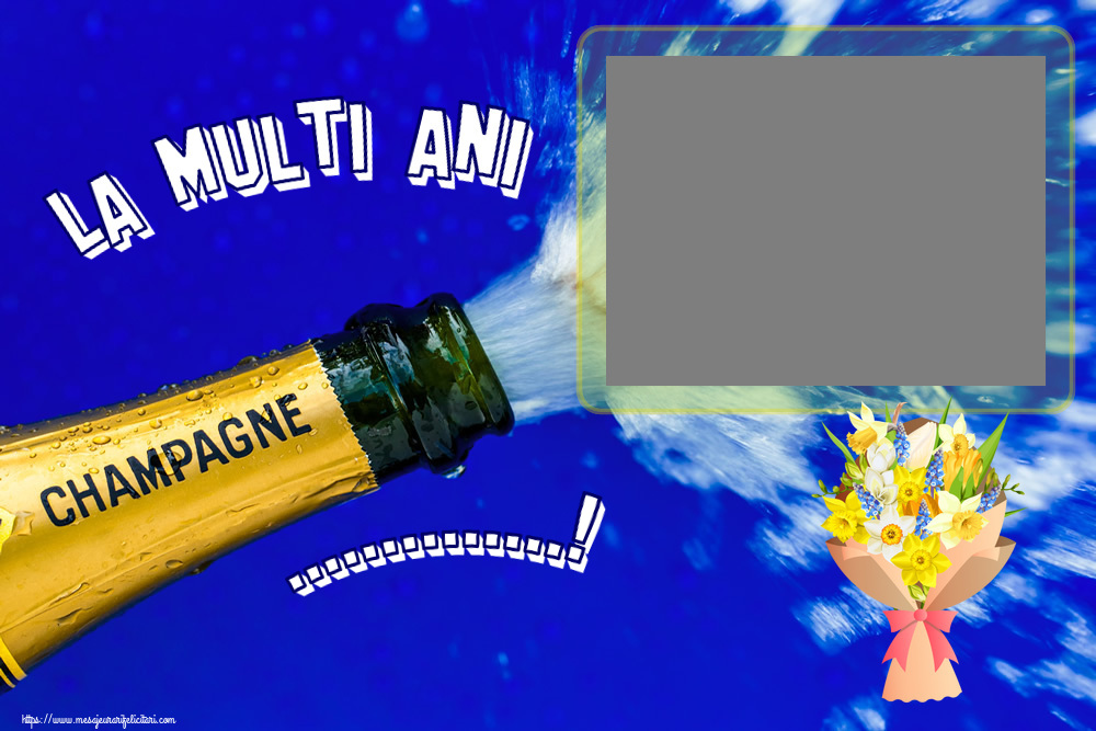 Felicitari personalizate de zi de nastere - La multi ani ...! - Rama foto