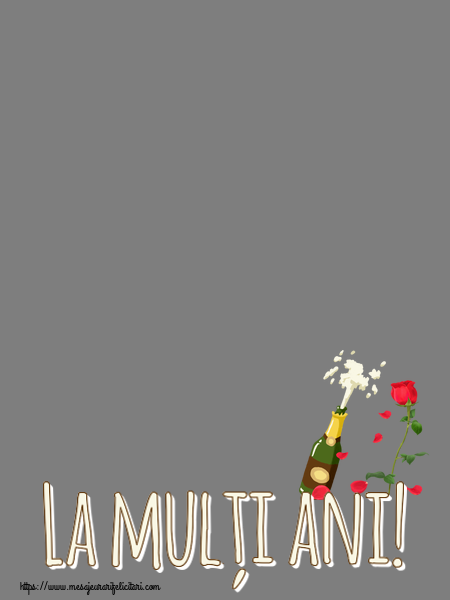 Felicitari personalizate de zi de nastere - La mulți ani! - Rama foto