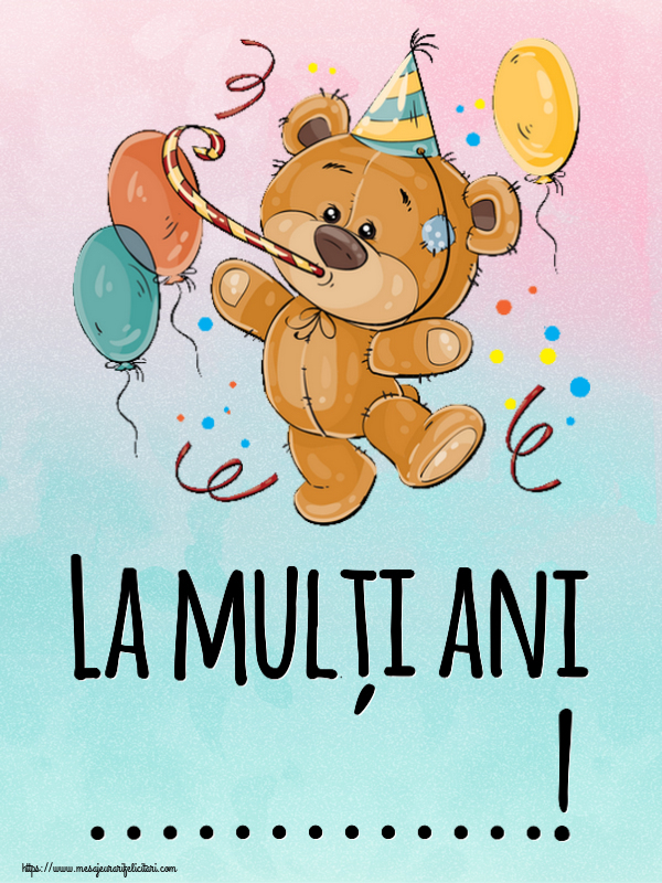 Felicitari personalizate de zi de nastere - La mulți ani ...!