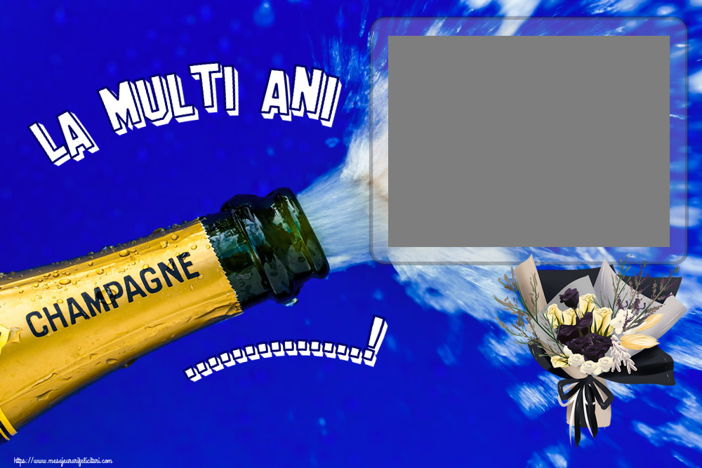Felicitari personalizate de zi de nastere - La multi ani ...! - Rama foto