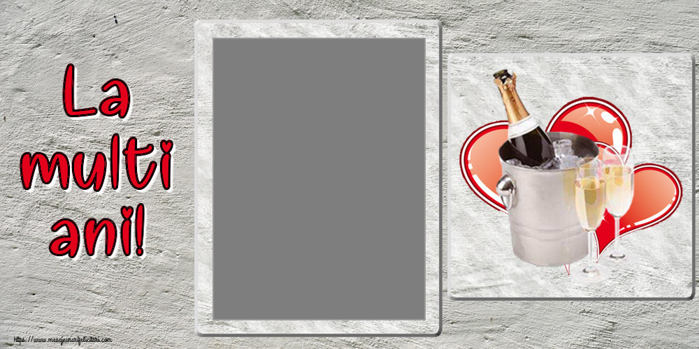 Felicitari personalizate de zi de nastere - La multi ani! - Rama foto