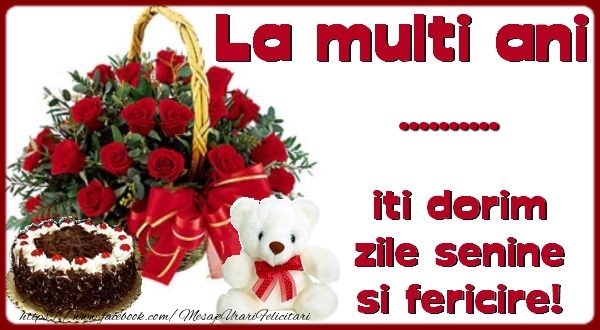 Felicitari personalizate de zi de nastere - La multi ani ...