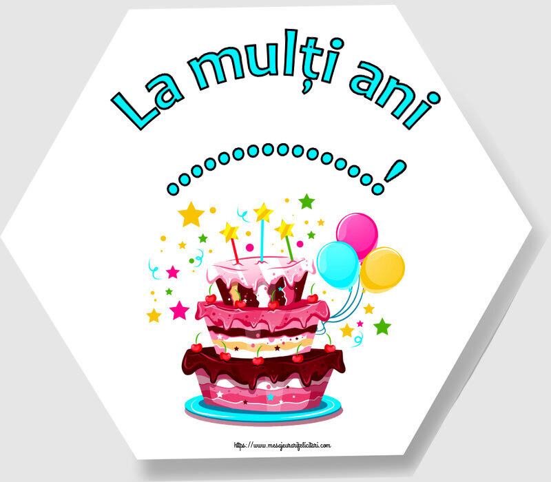Felicitari personalizate de zi de nastere - La mulți ani ...!