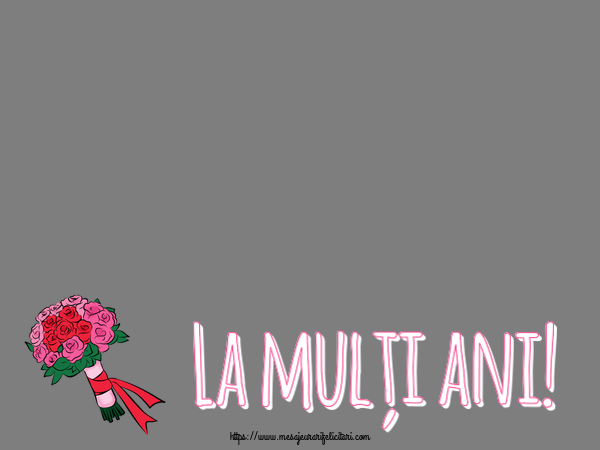 Felicitari personalizate de zi de nastere - La mulți ani! - Rama foto