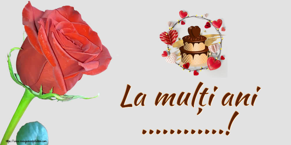 Felicitari personalizate de zi de nastere - La mulți ani ...!