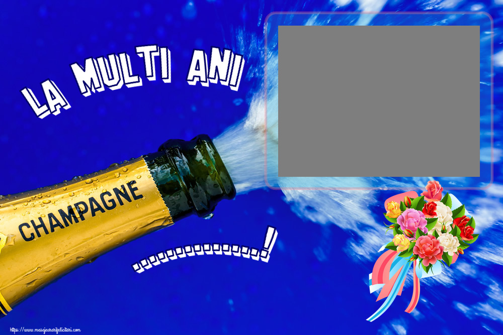 Felicitari personalizate de zi de nastere - La multi ani ...! - Rama foto
