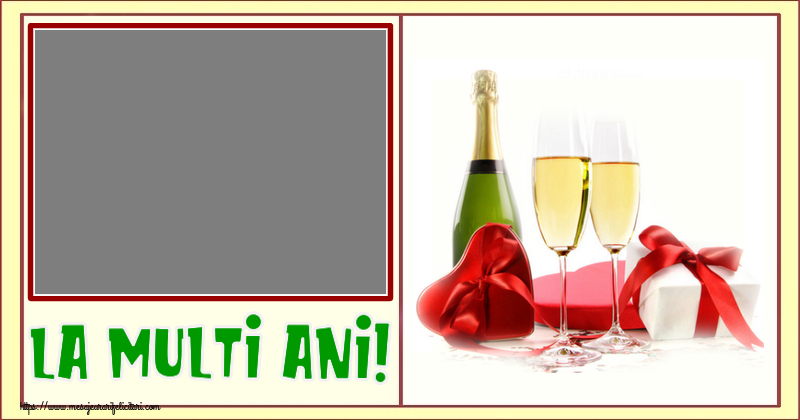 Felicitari personalizate de zi de nastere - La multi ani! - Rama foto