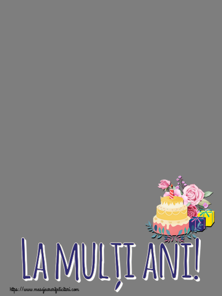 Felicitari personalizate de zi de nastere - La mulți ani! - Rama foto