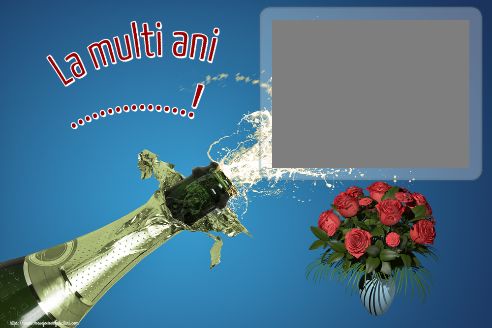 Felicitari personalizate de zi de nastere - La multi ani ...! - Rama foto