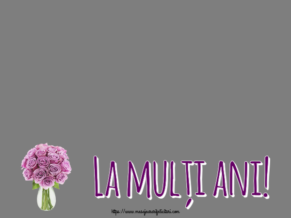 Felicitari personalizate de zi de nastere - La mulți ani! - Rama foto