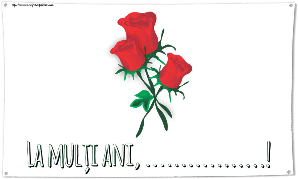 Felicitari personalizate de zi de nastere - La mulți ani, ...!