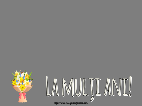 Felicitari personalizate de zi de nastere - La mulți ani! - Rama foto