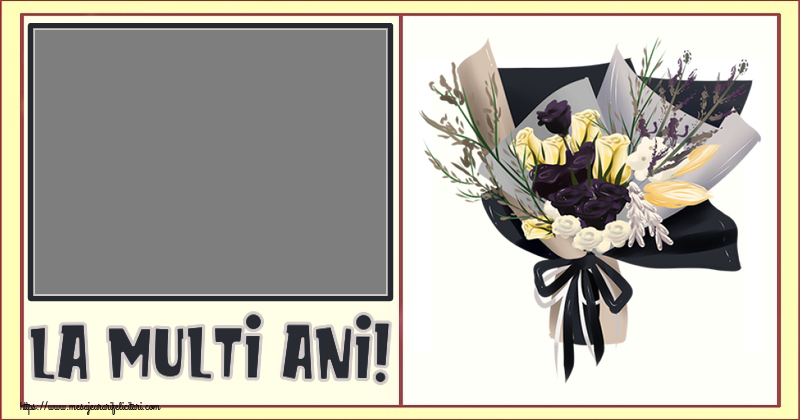 Felicitari personalizate de zi de nastere - La multi ani! - Rama foto