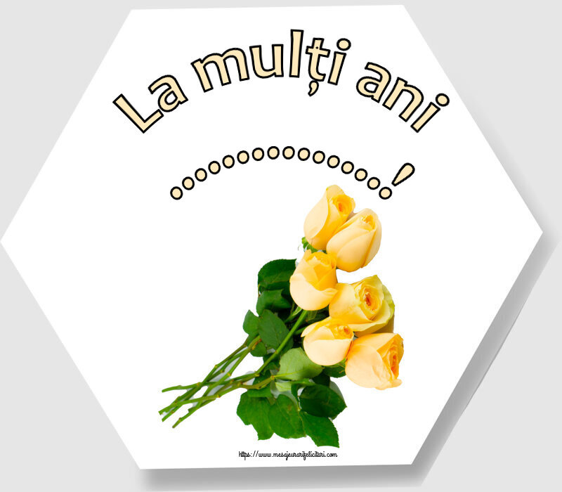 Felicitari personalizate de zi de nastere - La mulți ani ...!