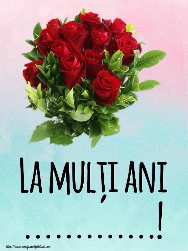 Felicitari personalizate de zi de nastere - La mulți ani ...!