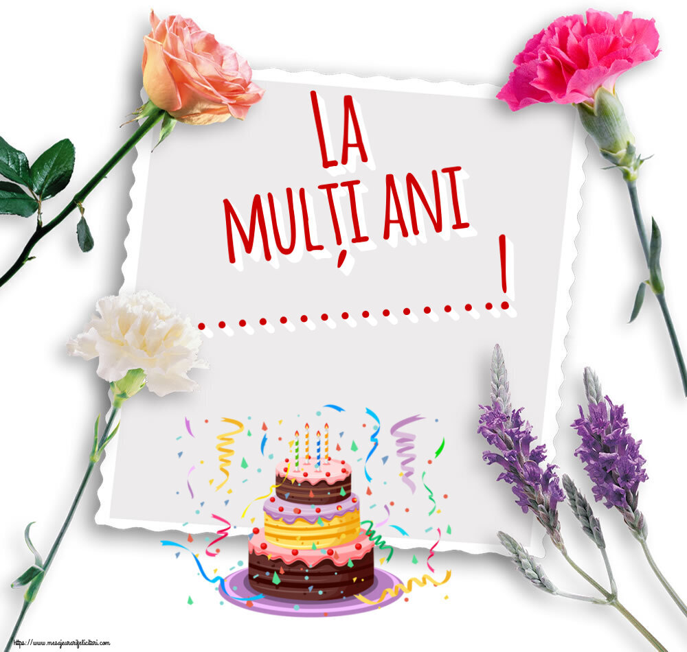 Felicitari personalizate de zi de nastere - La mulți ani ...!