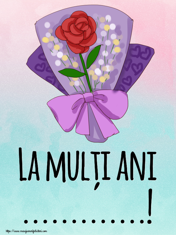 Felicitari personalizate de zi de nastere - La mulți ani ...!