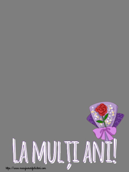 Felicitari personalizate de zi de nastere - La mulți ani! - Rama foto