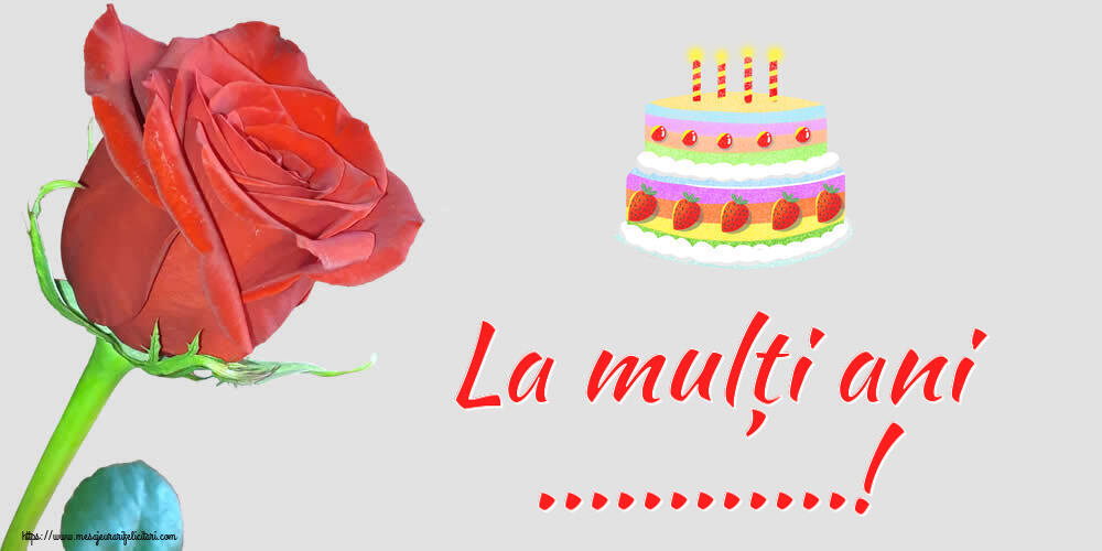 Felicitari personalizate de zi de nastere - La mulți ani ...!