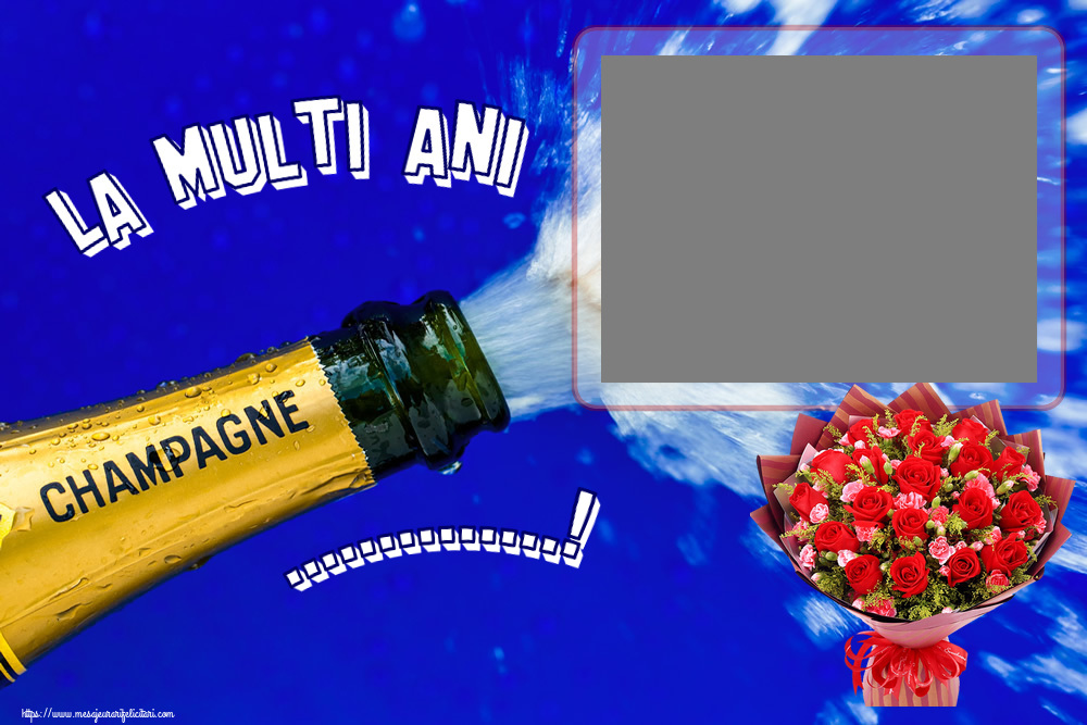Felicitari personalizate de zi de nastere - La multi ani ...! - Rama foto