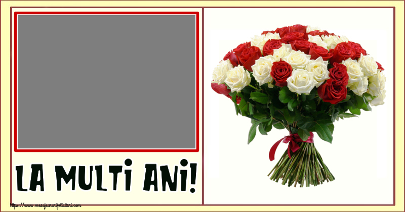 Felicitari personalizate de zi de nastere - La multi ani! - Rama foto