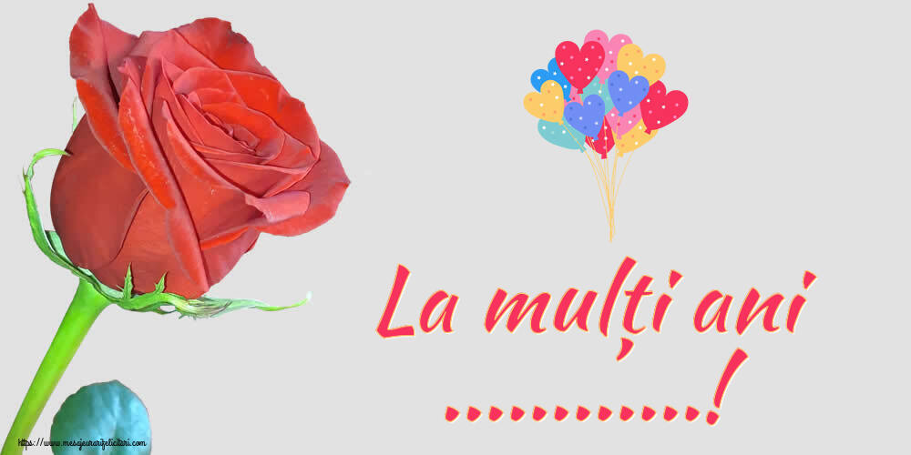 Felicitari personalizate de zi de nastere - La mulți ani ...!