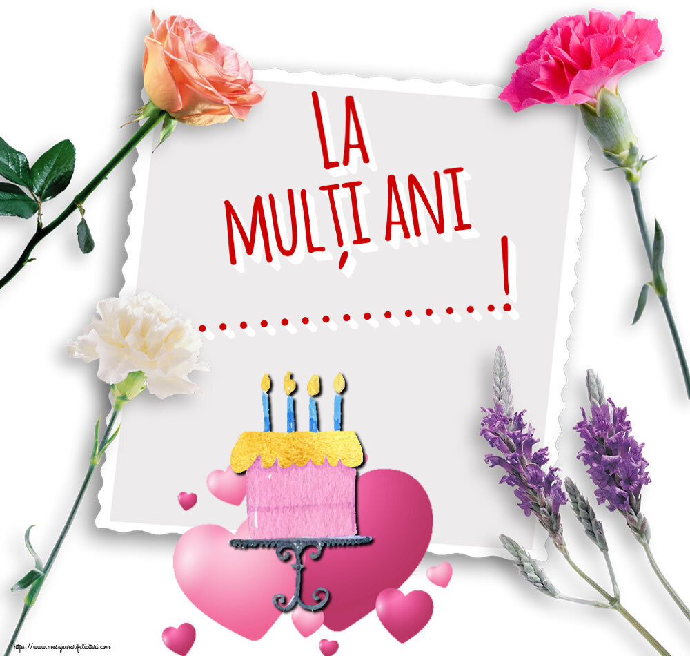 Felicitari personalizate de zi de nastere - La mulți ani ...!