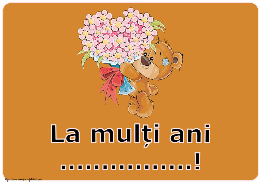 Felicitari personalizate de zi de nastere - La mulți ani ...!