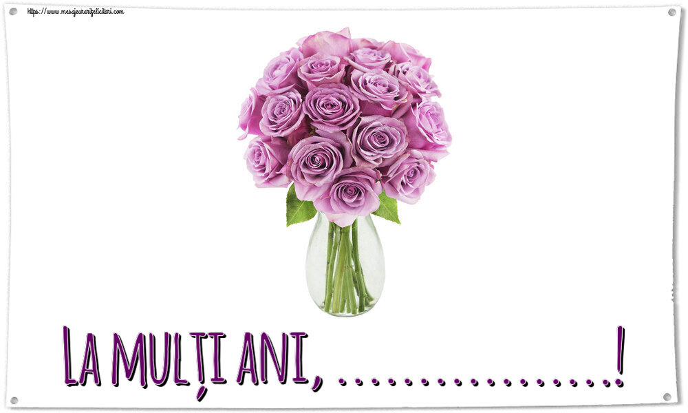 Felicitari personalizate de zi de nastere - Flori & Femei | La mulți ani, ...!