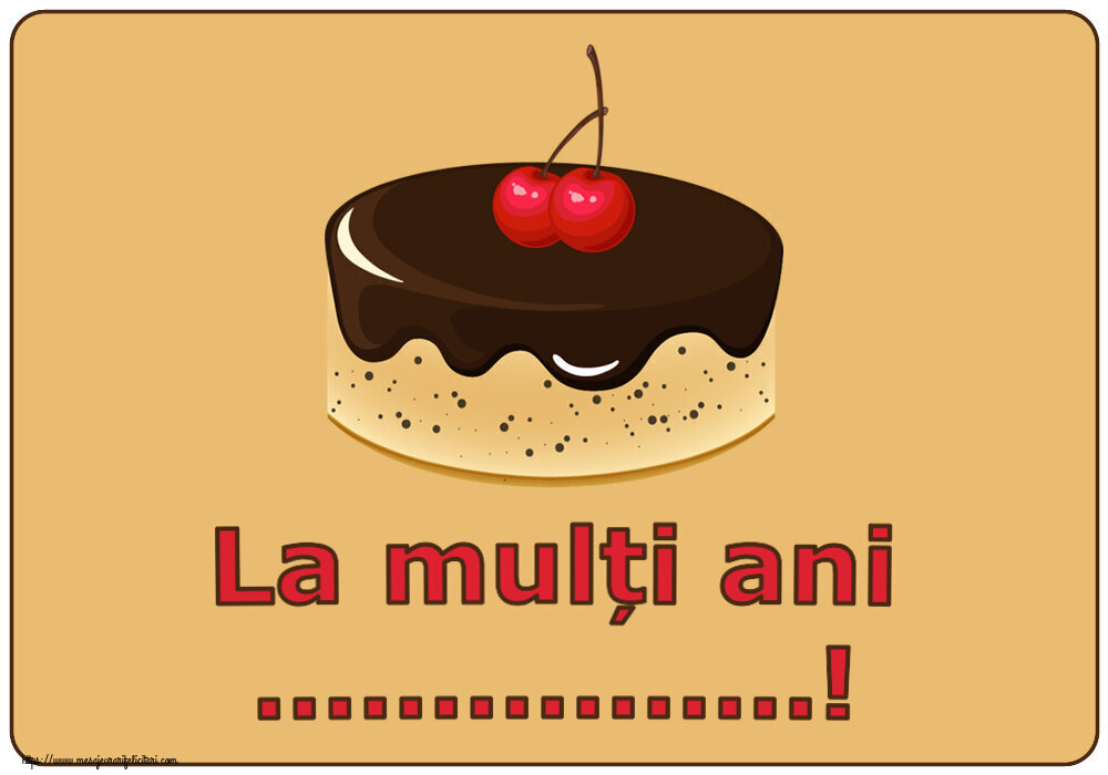 Felicitari personalizate de zi de nastere - La mulți ani ...!