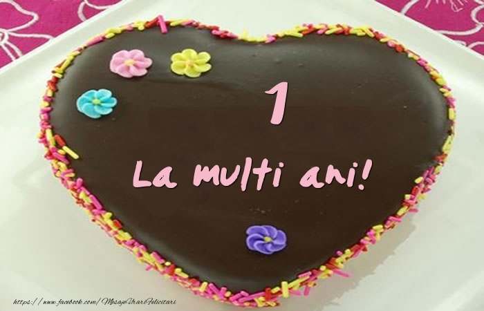 1 an La multi ani! Tort