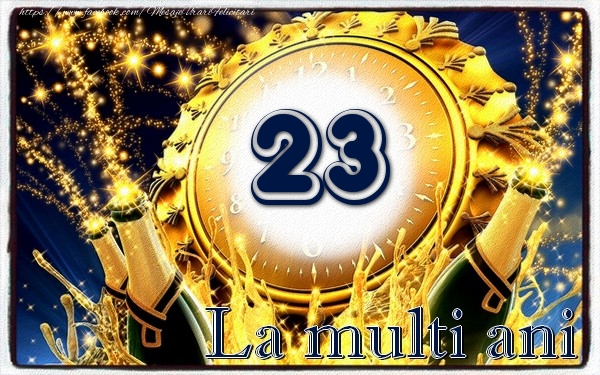 23 ani La multi ani