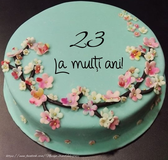 23 ani La multi ani! - Tort