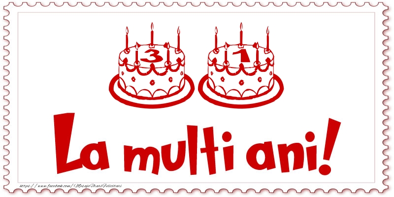 La multi ani 31 ani!