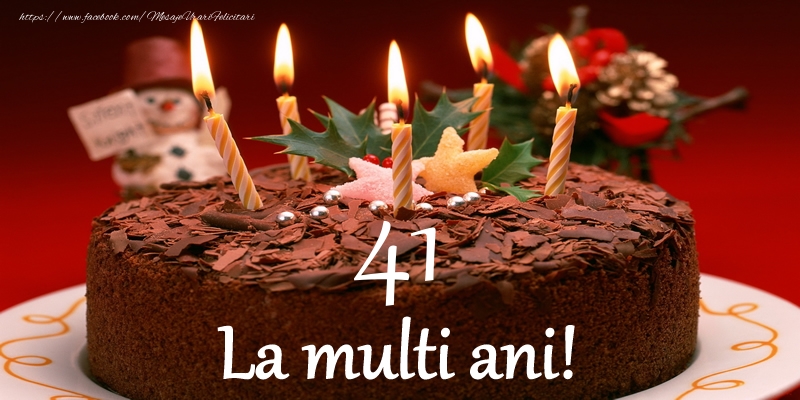 41 ani La multi ani!