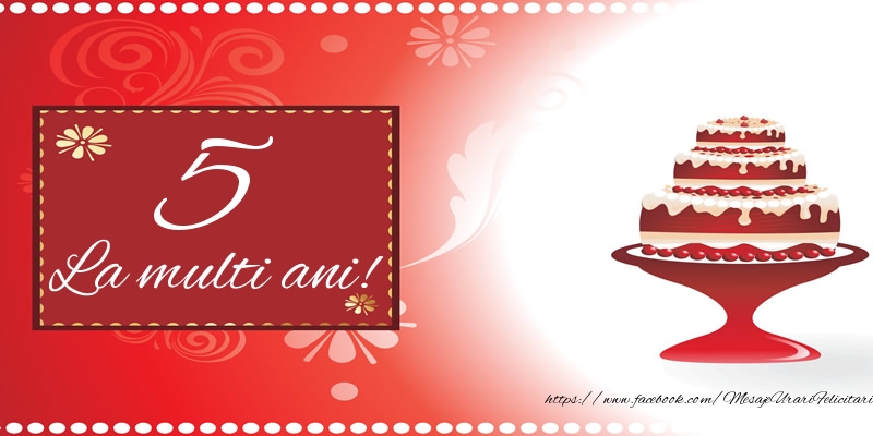 5 ani La multi ani!