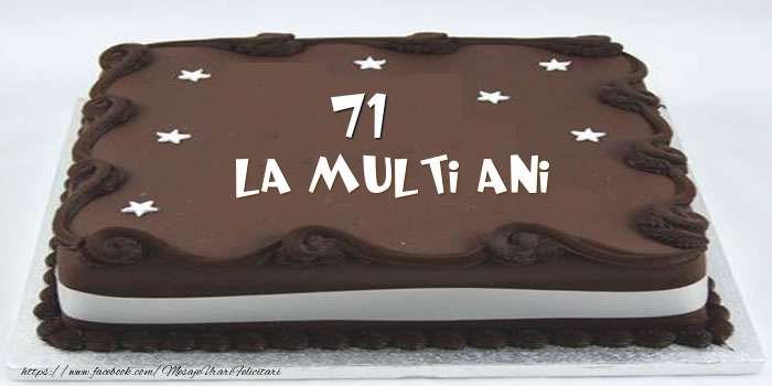 Tort La multi ani 71 ani
