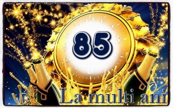 85 ani La multi ani