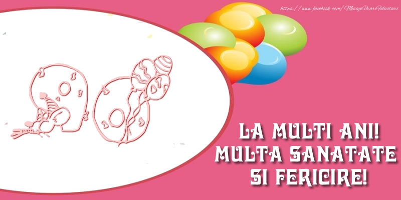 90 ani La multi ani! Multa sanatate si fericire!