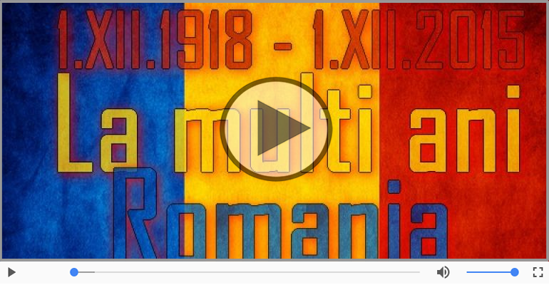 La mulți ani romane, la mulți ani Romania!