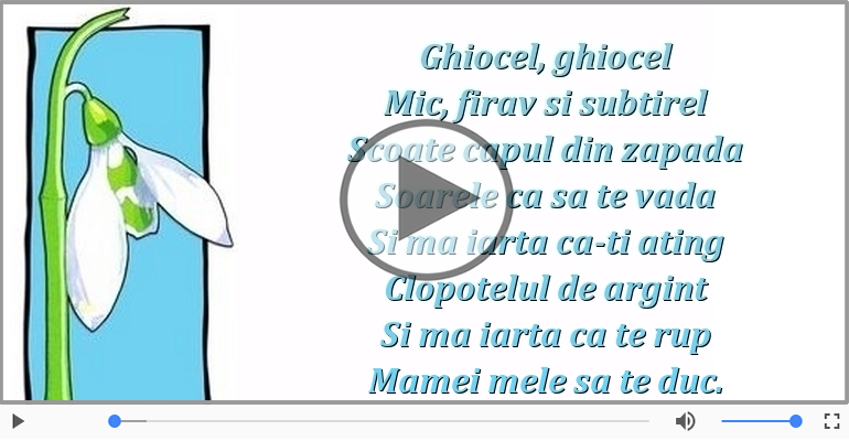 Pentru mama: 1 Martie Fericit!