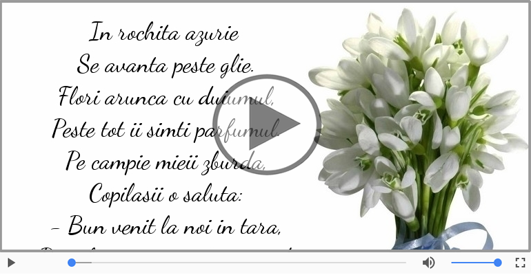 Bun venit la noi in tara, Prea frumoasa... primavara!