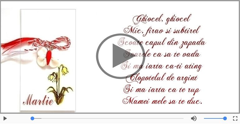 Pentru mama: 1 Martie Fericit!