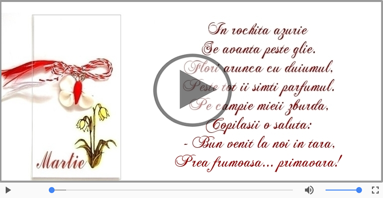 Bun venit la noi in tara, Prea frumoasa... primavara!