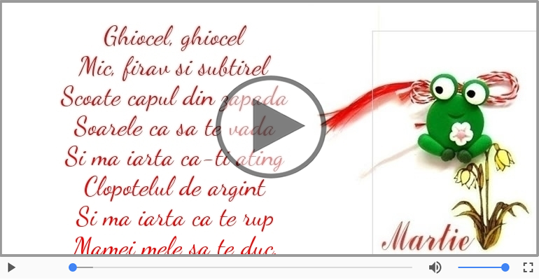 Pentru mama: 1 Martie Fericit!